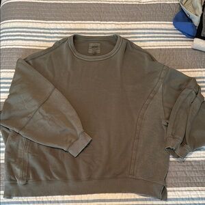 Olive Green Oversized Sweater